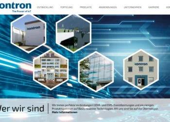 Kontron Webseite Screenshot Konzernergebnis