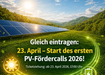 Heute startete die OeMAG den ersten PV-Fördercall 2026. 29.000 Tickets wurden bereits am Beginn gezogen.
