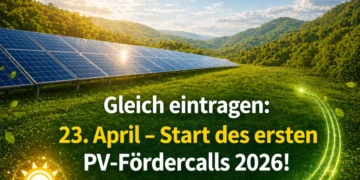 Heute startete die OeMAG den ersten PV-Fördercall 2026. 29.000 Tickets wurden bereits am Beginn gezogen.