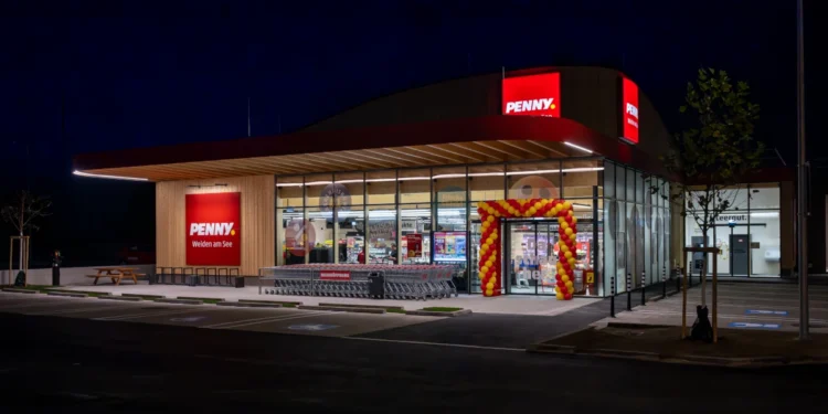 Zirkuläre Beleuchtung für Penny-Markt