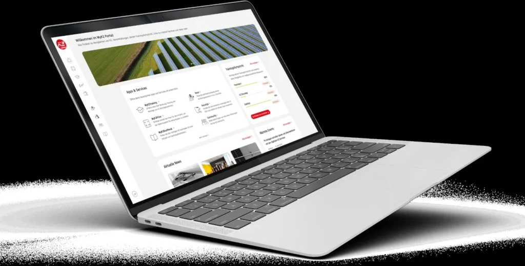 Im MyK2 Dashboard sind alle digitalen Services auf einer Oberfläche gebündelt.