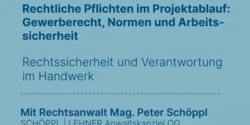 Seminar-Tipp: Rechtliche Pflichten im Projektablauf