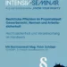 Seminar-Tipp: Rechtliche Pflichten im Projektablauf