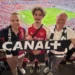 Mario Maschl (Canal+) und Christian Zöscher (Red Zac Zöscher) beim Champions-League-Finale 2026 in Budapest. © CANAL+