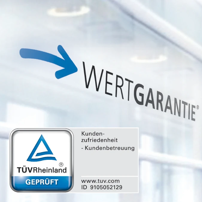 Wertgarantie TÜV Logo