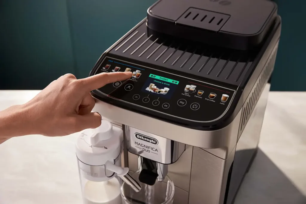 De'Longhi Magnifica Duo Bedienung via Knopfdruck