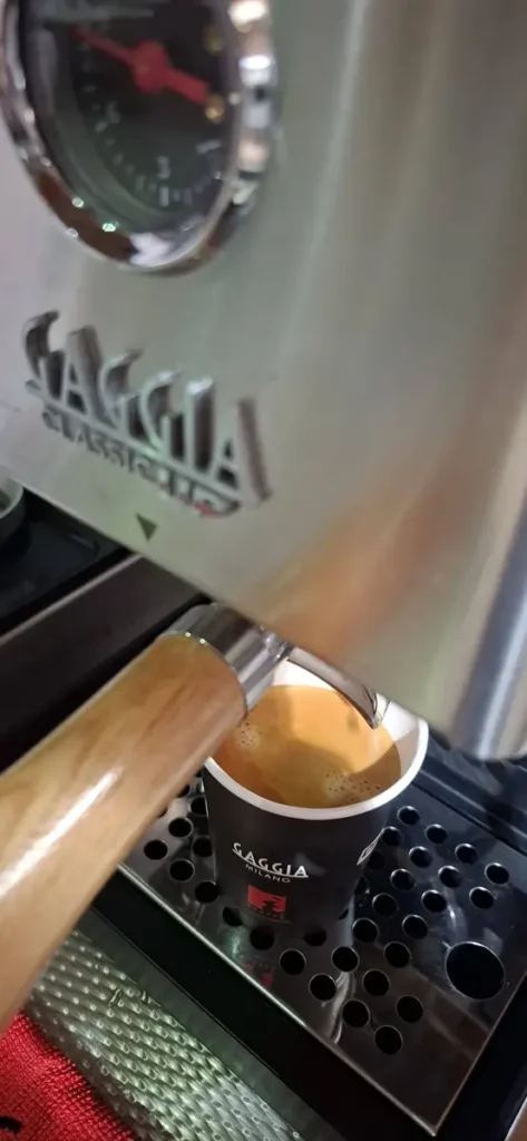 Gaggia Siebträger Kaffeezubereitung