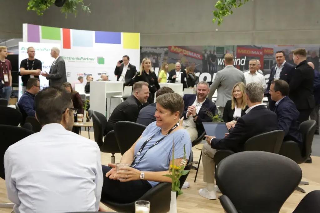 Reges Treiben am ElectronicPartner-Stand