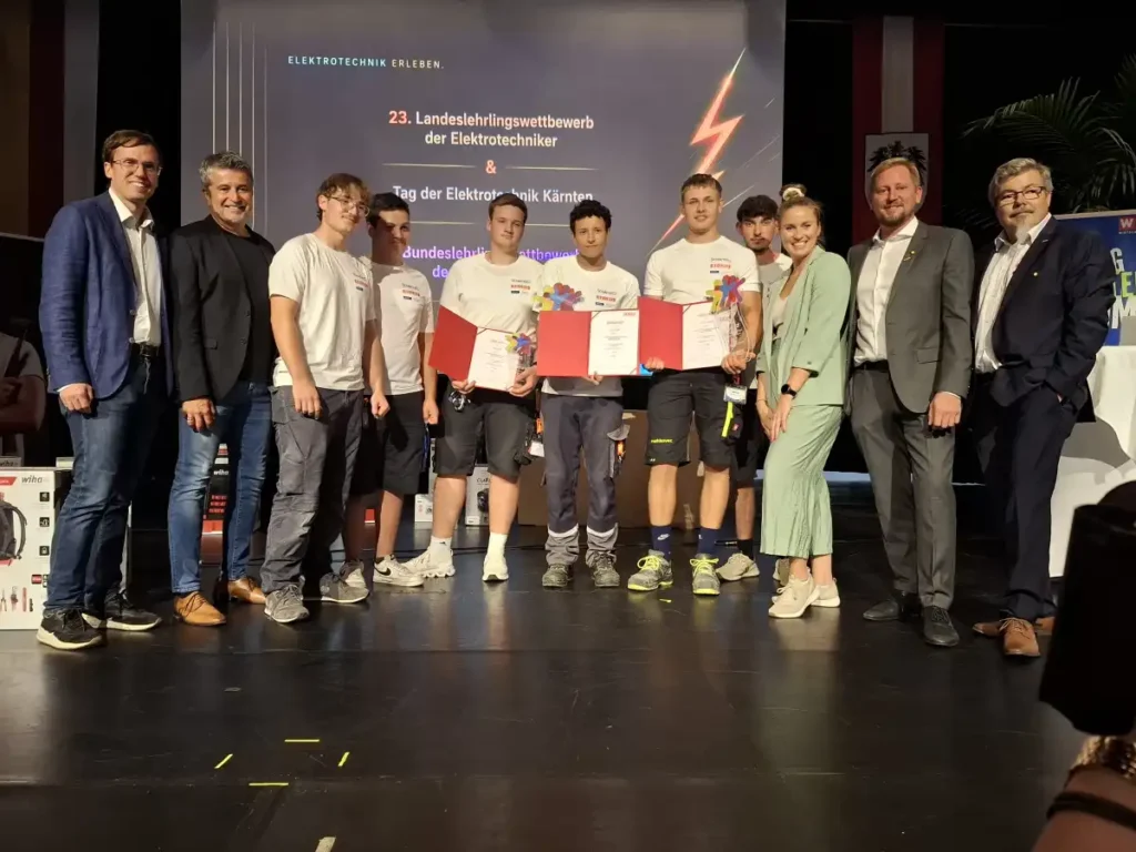 Tag der Elektrotechnik Kärnten 2026 – Landeslehrlingswettbewerb Alle Teilnehmer
