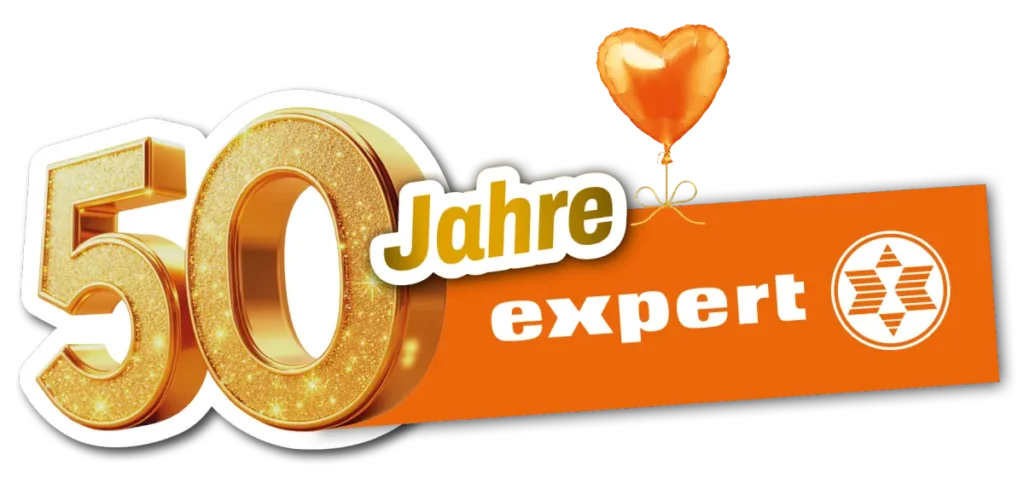 50 jahre expert logo 150mm expert
