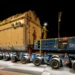 Der erste 175 Tonnen Trafoschenkel erreicht das APG-Umspannwerk Kronstorf