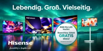 Hisense startet TV-Aktion mit RGB Mini LED