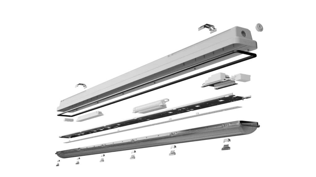 Trilux X-Range drehbaren Geräteträger