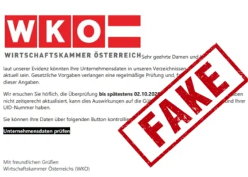 Betrugswelle im Namen der WKO: Trojaner und Phishing im Umlauf
