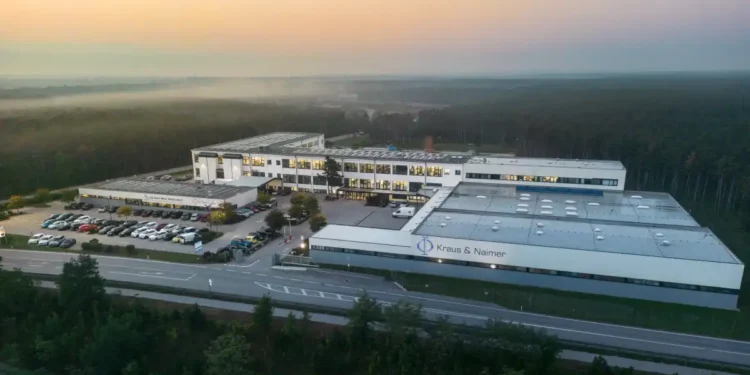 Luftaufnahme der Produktionsstätte von Kraus & Naimer in Weikersdorf (NÖ). © Kraus & Naimer